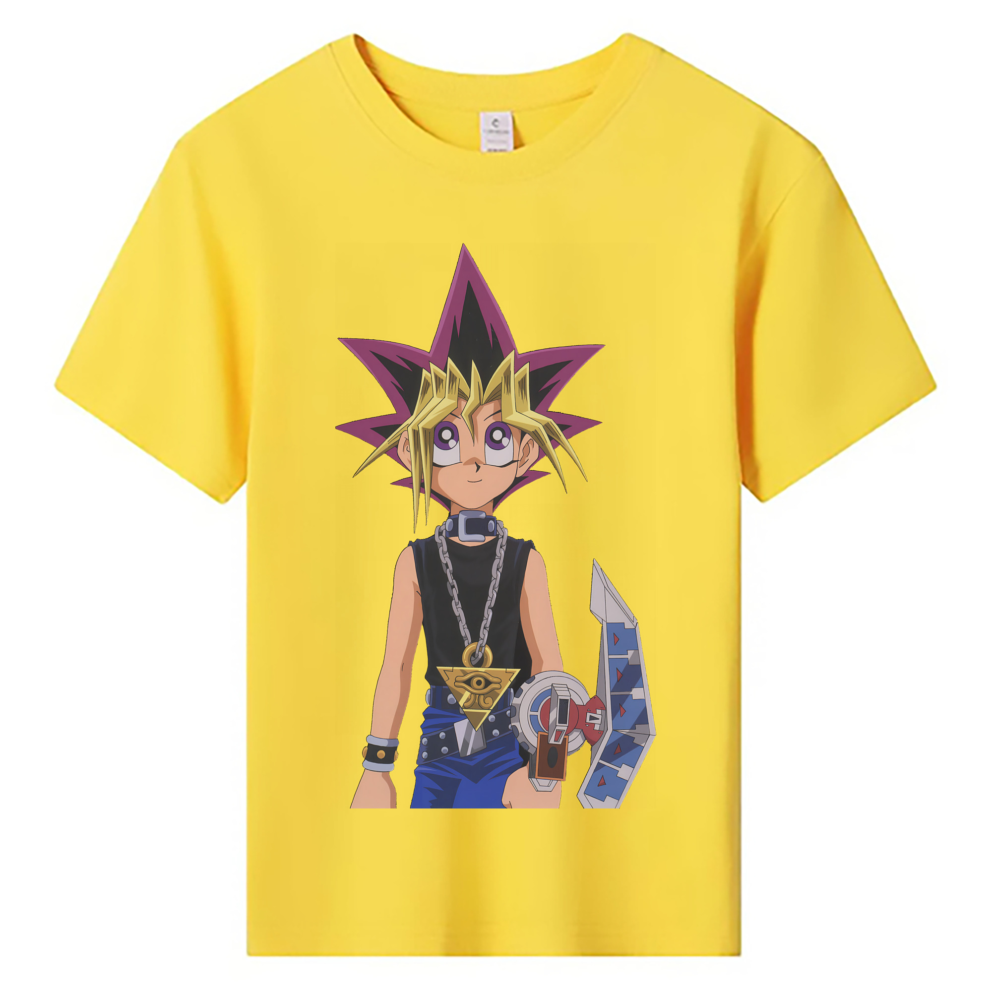 （画像用） 遊☆戯☆王 Yu-Gi-Oh! 綿100％キッズTシャツ（フロントプリント）