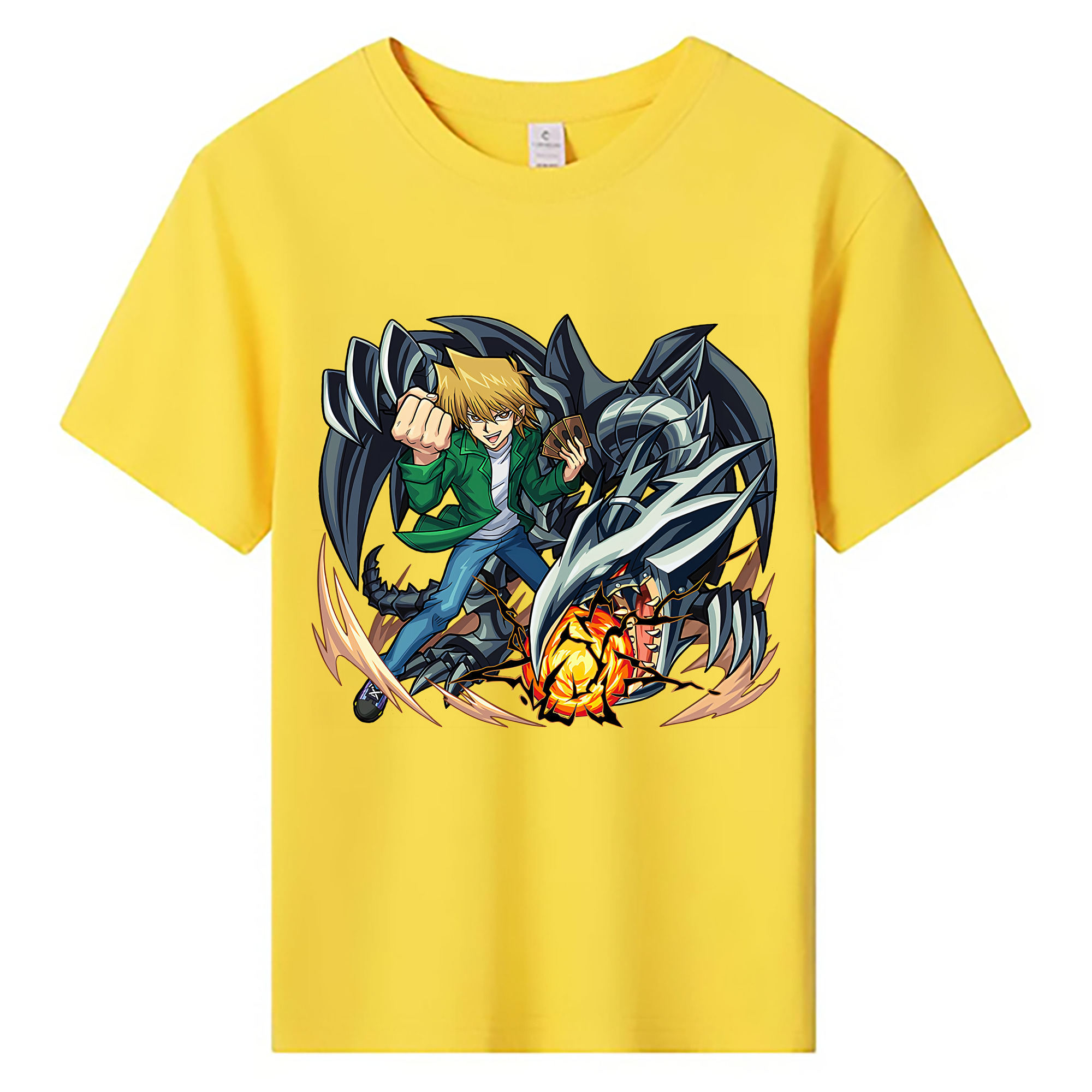 （画像用） 遊☆戯☆王 Yu-Gi-Oh! 綿100％キッズTシャツ（フロントプリント）