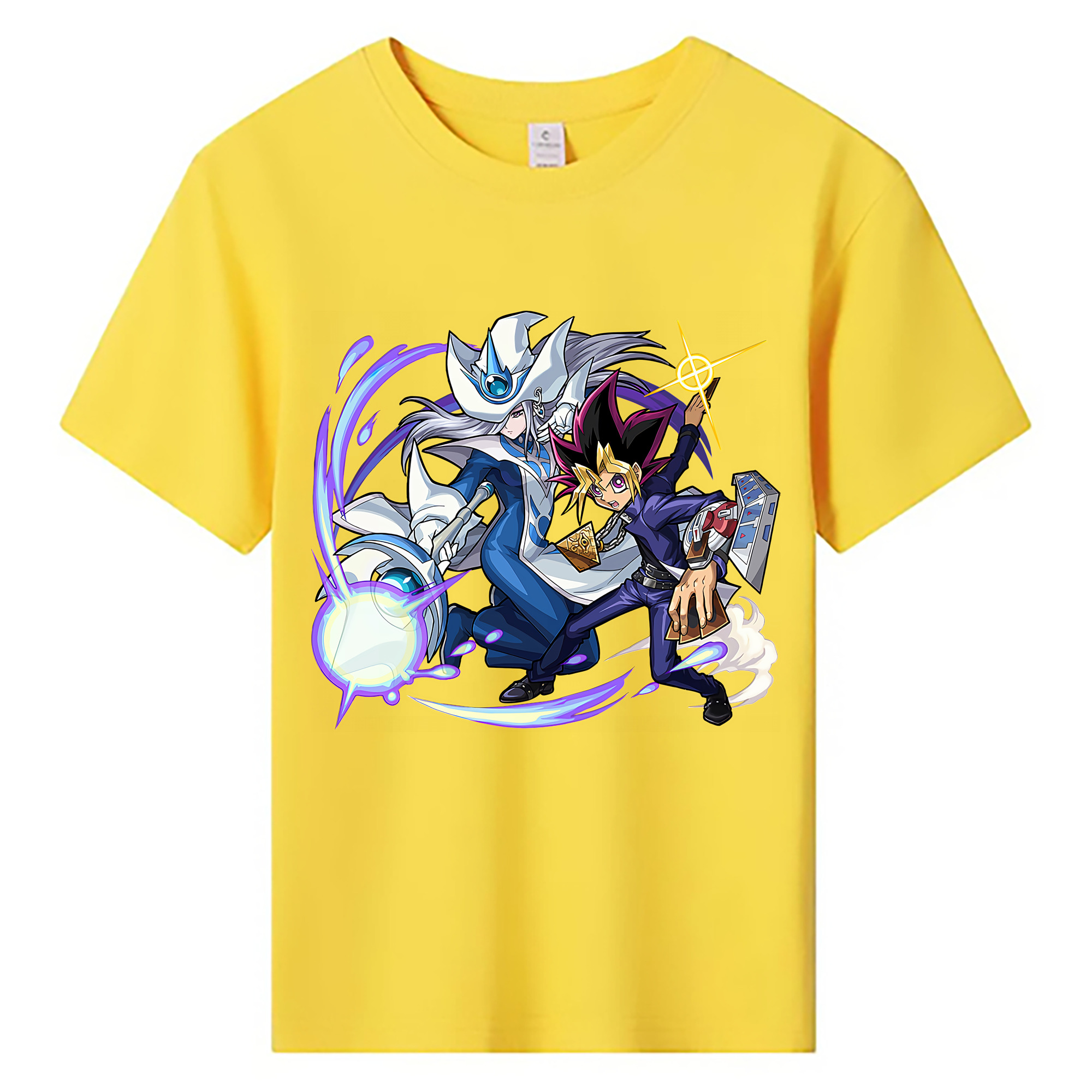 （画像用） 遊☆戯☆王 Yu-Gi-Oh! 綿100％キッズTシャツ（フロントプリント）