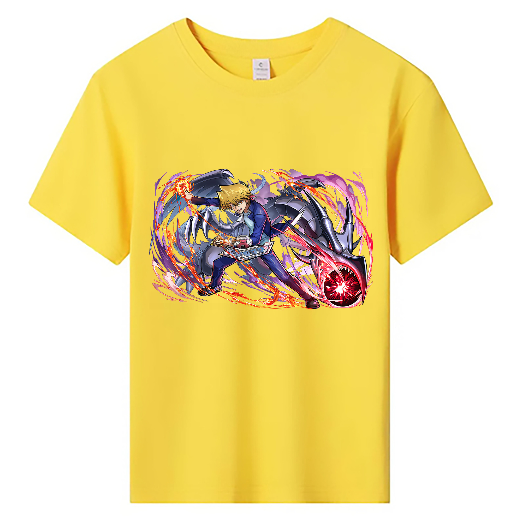 （画像用） 遊☆戯☆王 Yu-Gi-Oh! 綿100％キッズTシャツ（フロントプリント）