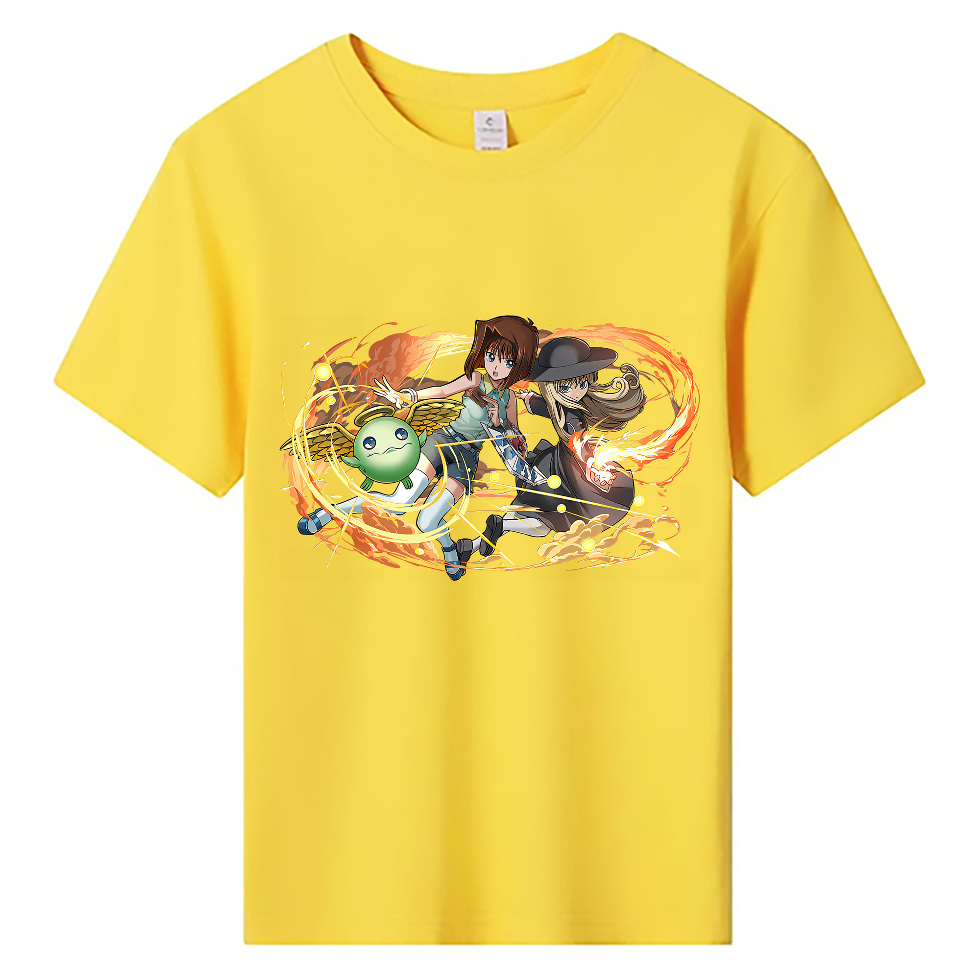 （画像用） 遊☆戯☆王 Yu-Gi-Oh! 綿100％キッズTシャツ（フロントプリント）