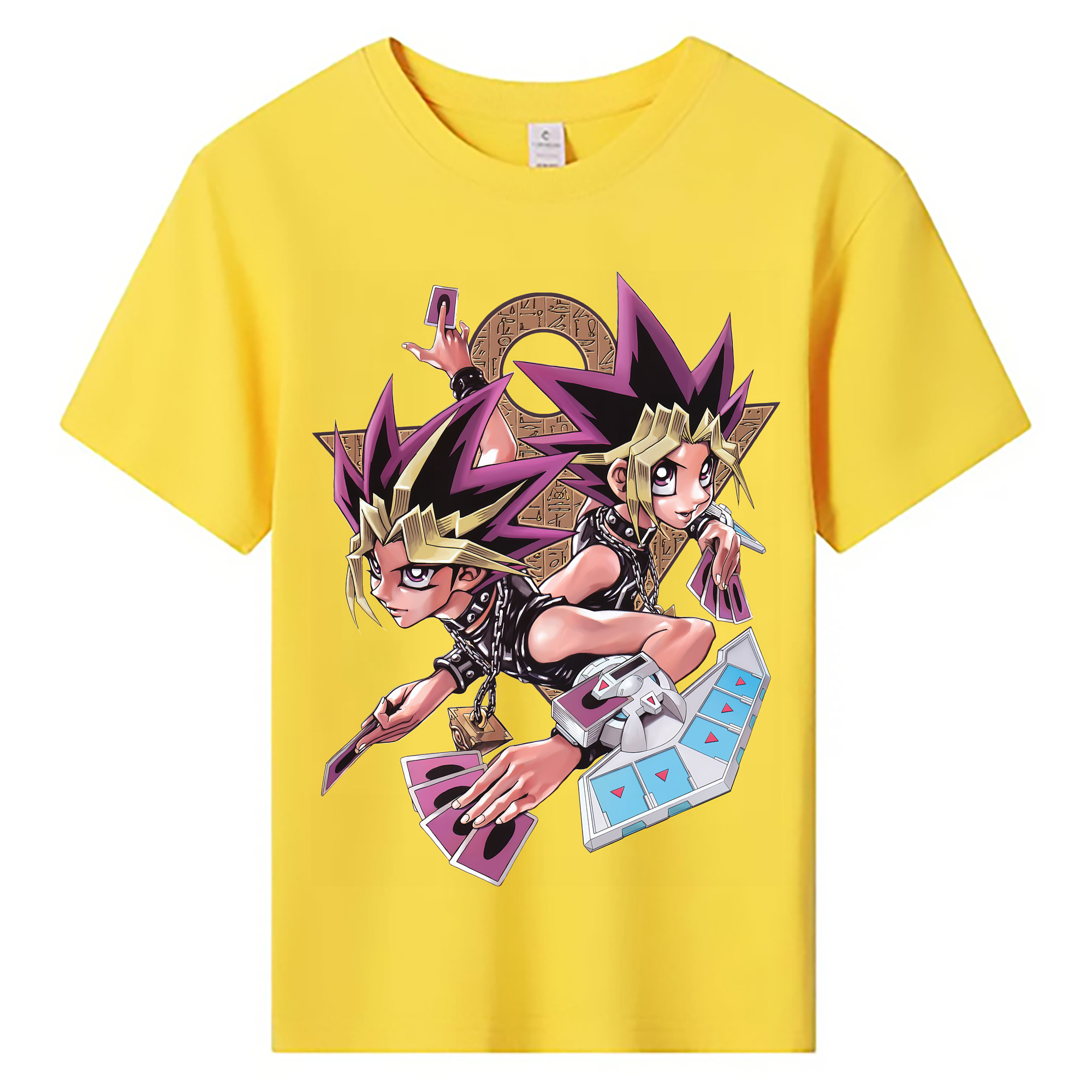 （画像用） 遊☆戯☆王 Yu-Gi-Oh! 綿100％キッズTシャツ（フロントプリント）