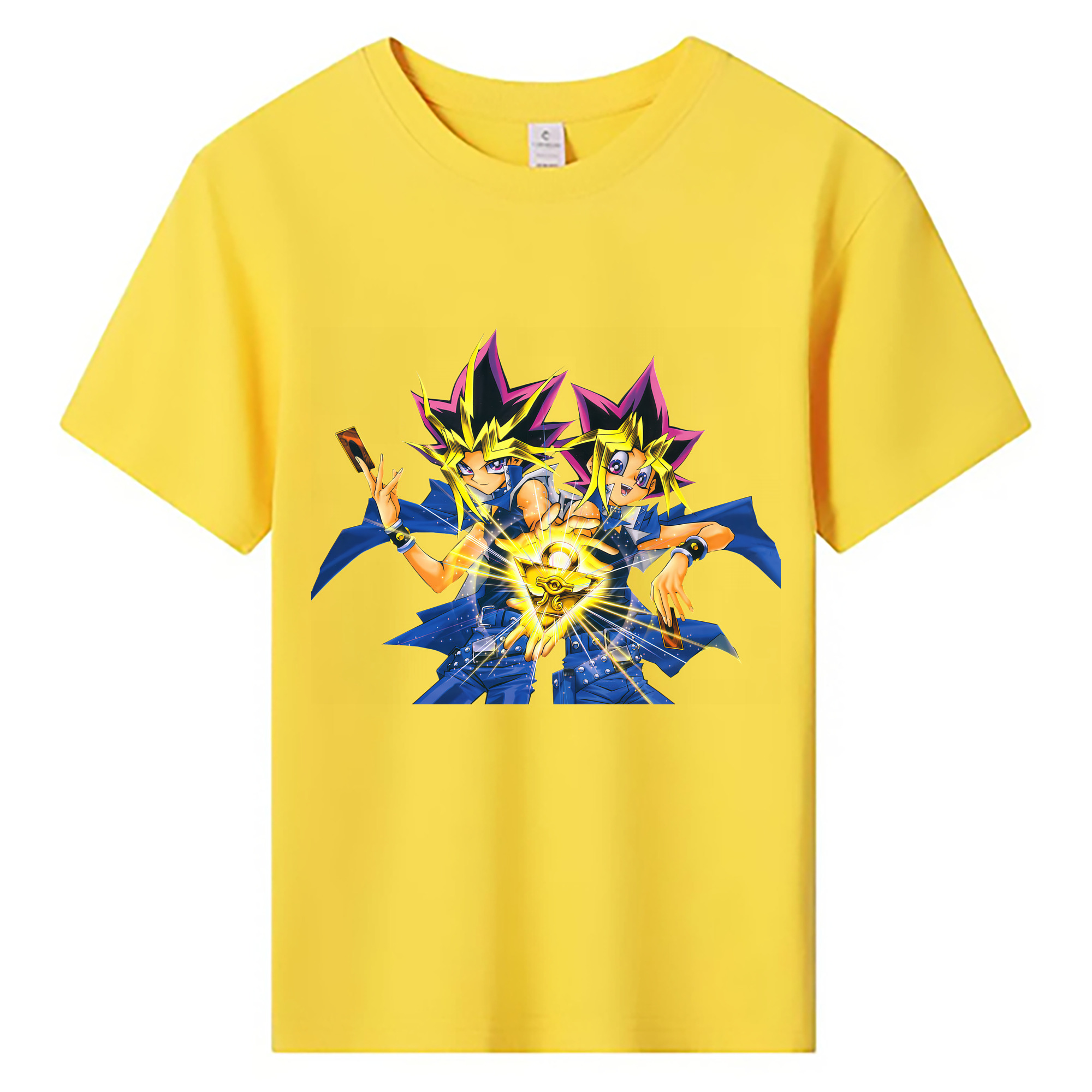 （画像用） 遊☆戯☆王 Yu-Gi-Oh! 綿100％キッズTシャツ（フロントプリント）