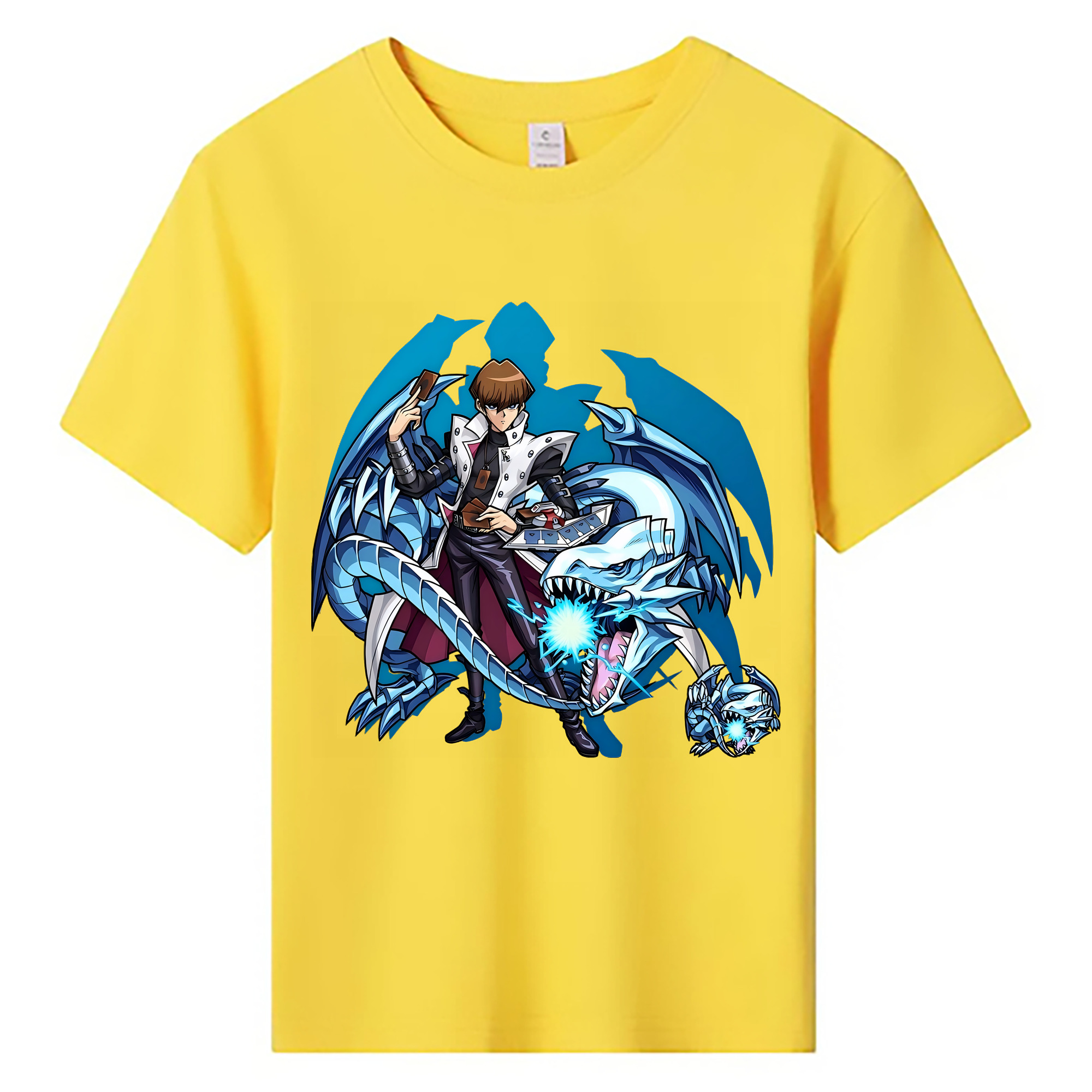 （画像用） 遊☆戯☆王 Yu-Gi-Oh! 綿100％キッズTシャツ（フロントプリント）