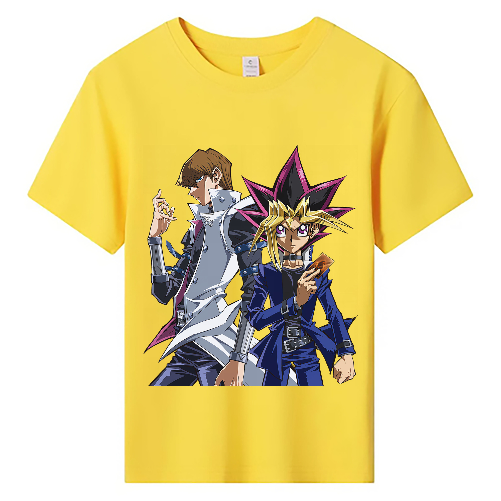 （画像用） 遊☆戯☆王 Yu-Gi-Oh! 綿100％キッズTシャツ（フロントプリント）