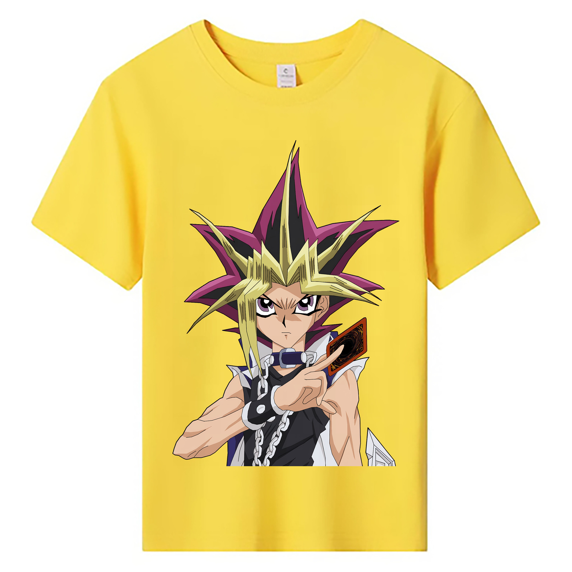（画像用） 遊☆戯☆王 Yu-Gi-Oh! 綿100％キッズTシャツ（フロントプリント）