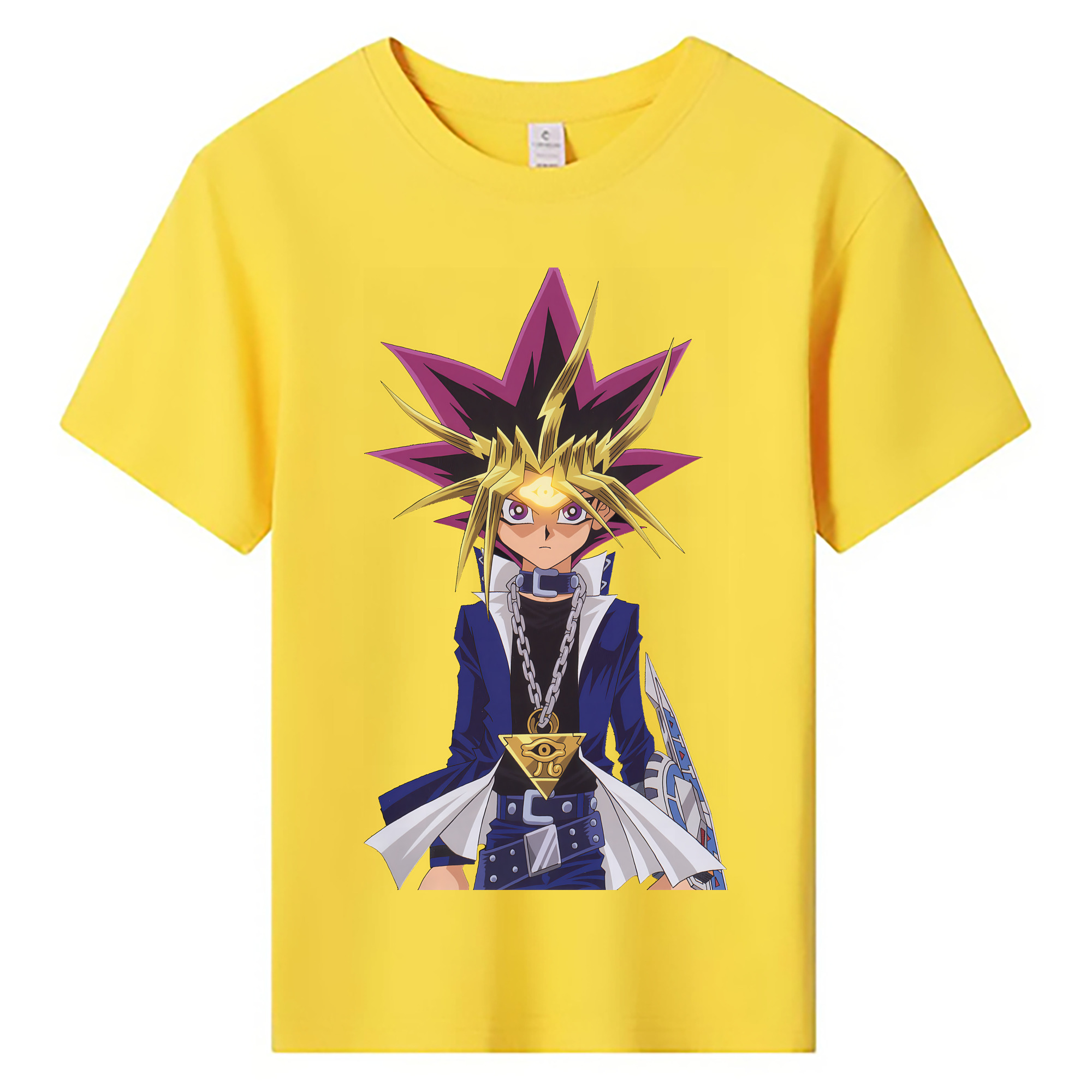 （画像用） 遊☆戯☆王 Yu-Gi-Oh! 綿100％キッズTシャツ（フロントプリント）