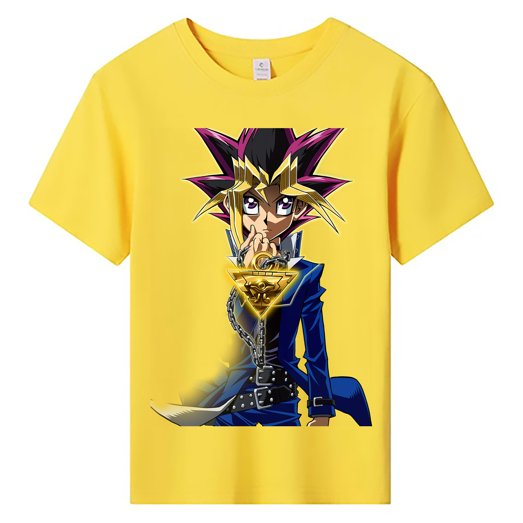 （画像用） 遊☆戯☆王 Yu-Gi-Oh! 綿100％キッズTシャツ（フロントプリント）