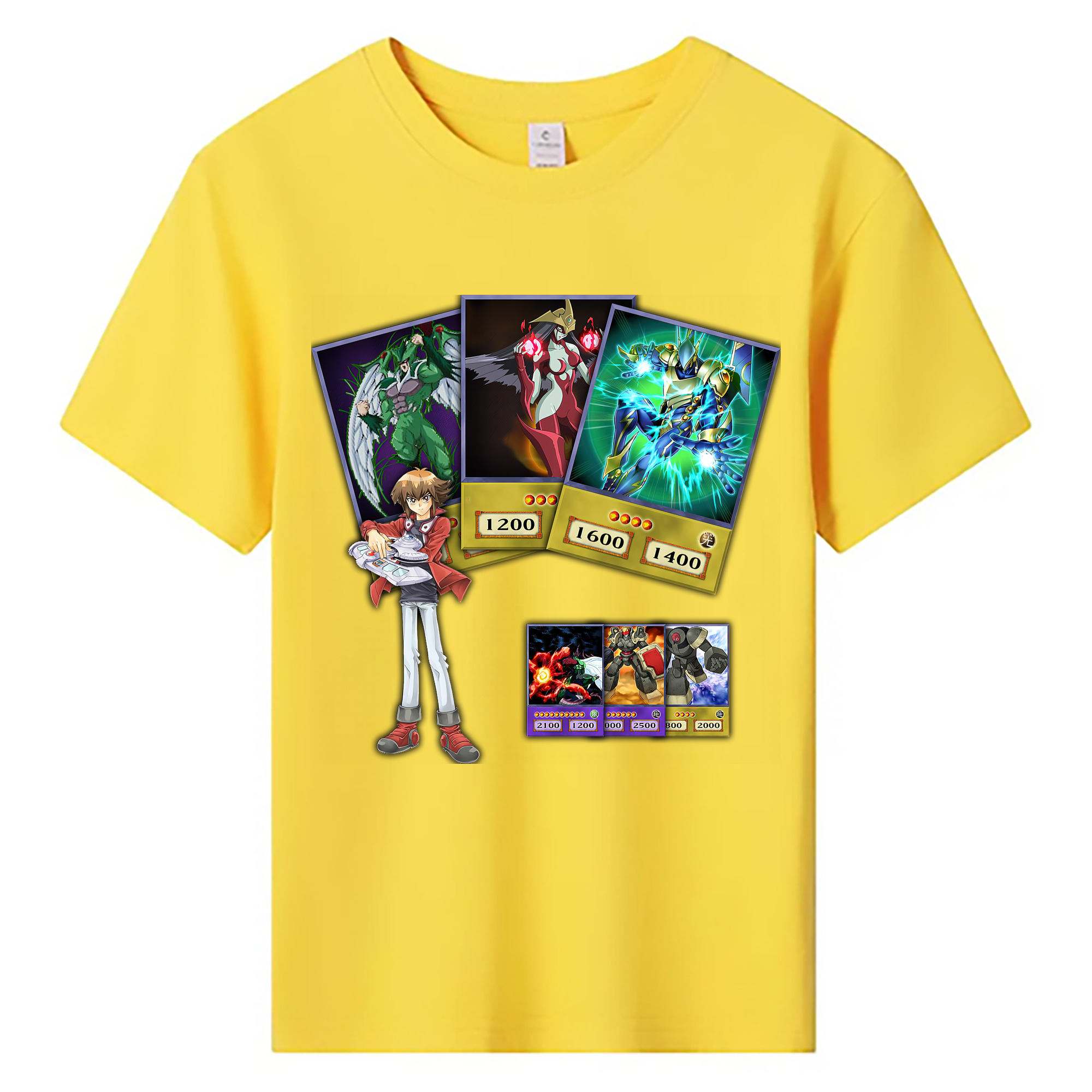（画像用） 遊☆戯☆王 Yu-Gi-Oh! 綿100％キッズTシャツ（フロントプリント）