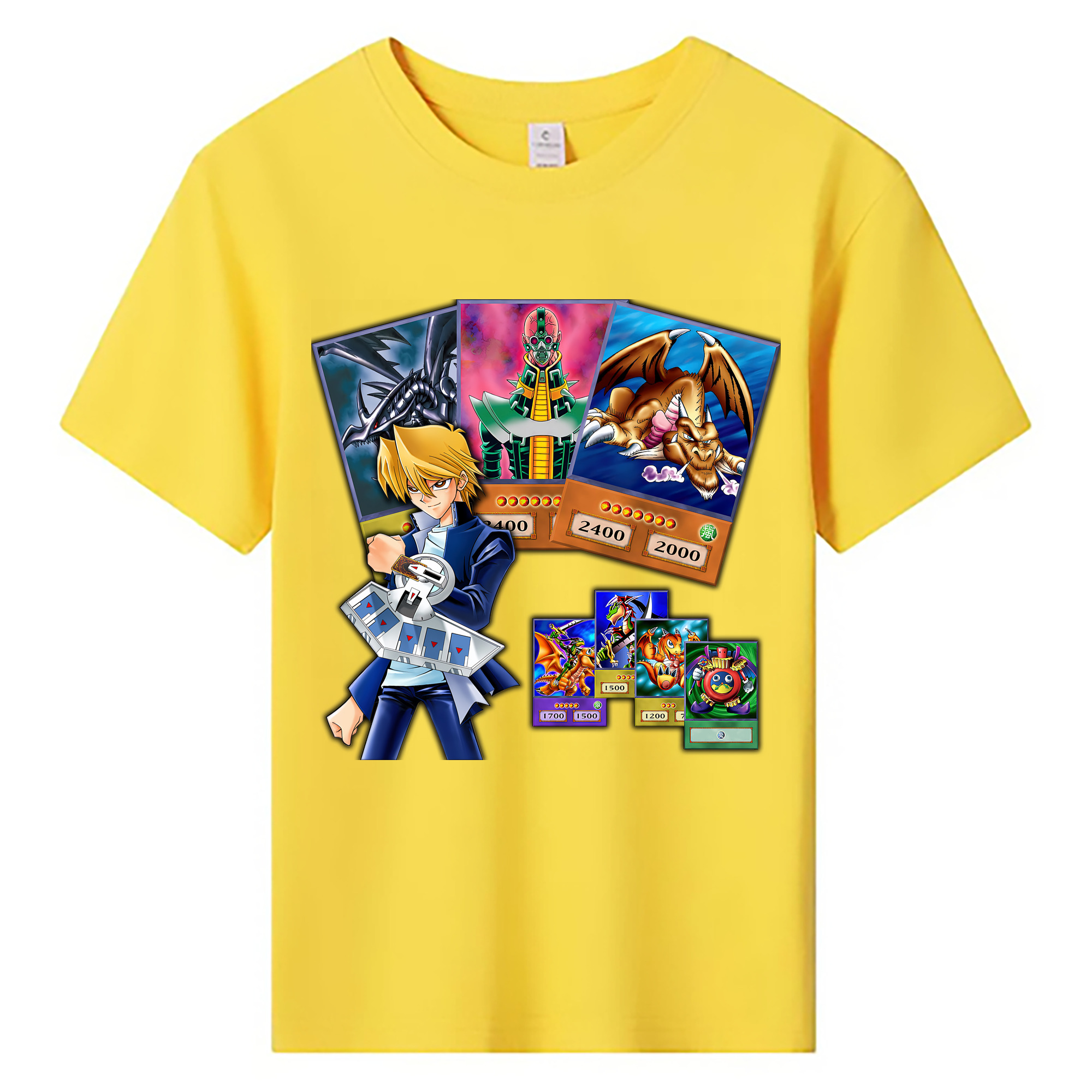 （画像用） 遊☆戯☆王 Yu-Gi-Oh! 綿100％キッズTシャツ（フロントプリント）