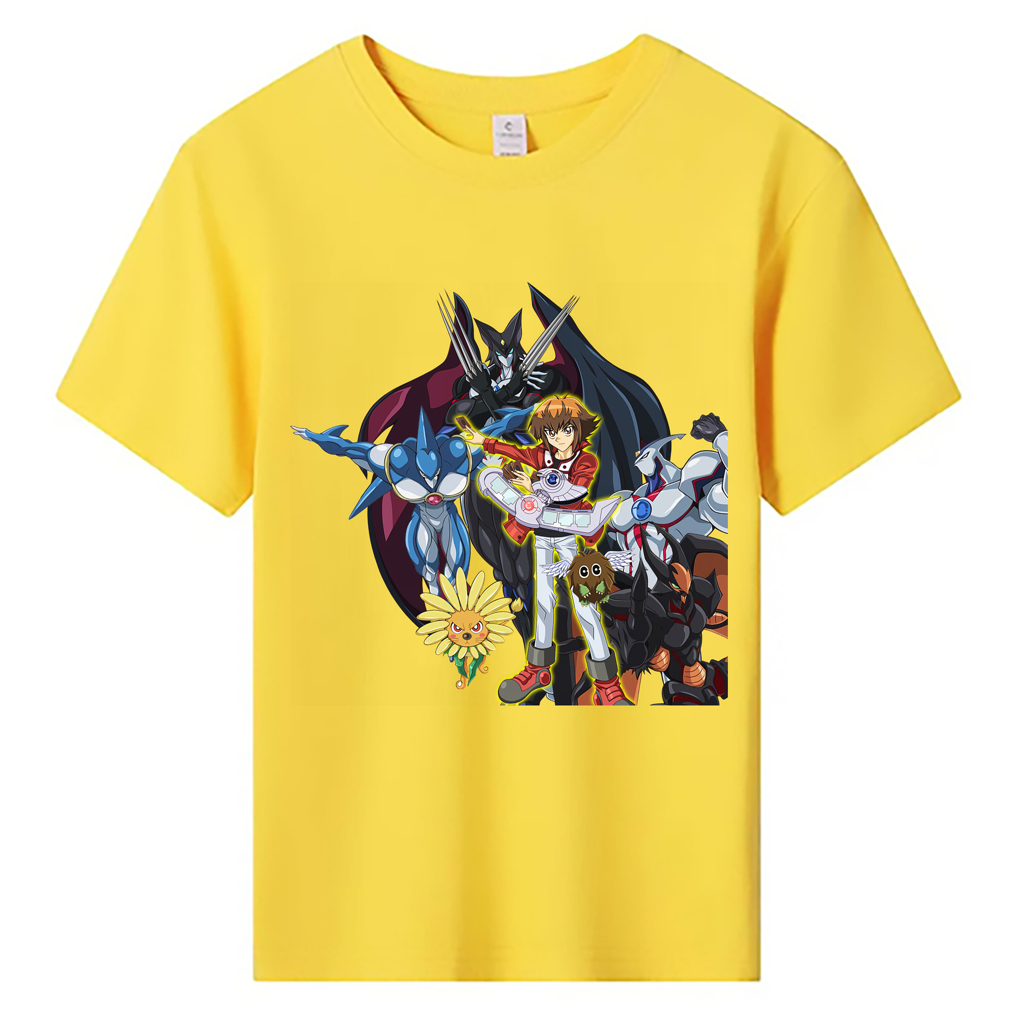 （画像用） 遊☆戯☆王 Yu-Gi-Oh! 綿100％キッズTシャツ（フロントプリント）
