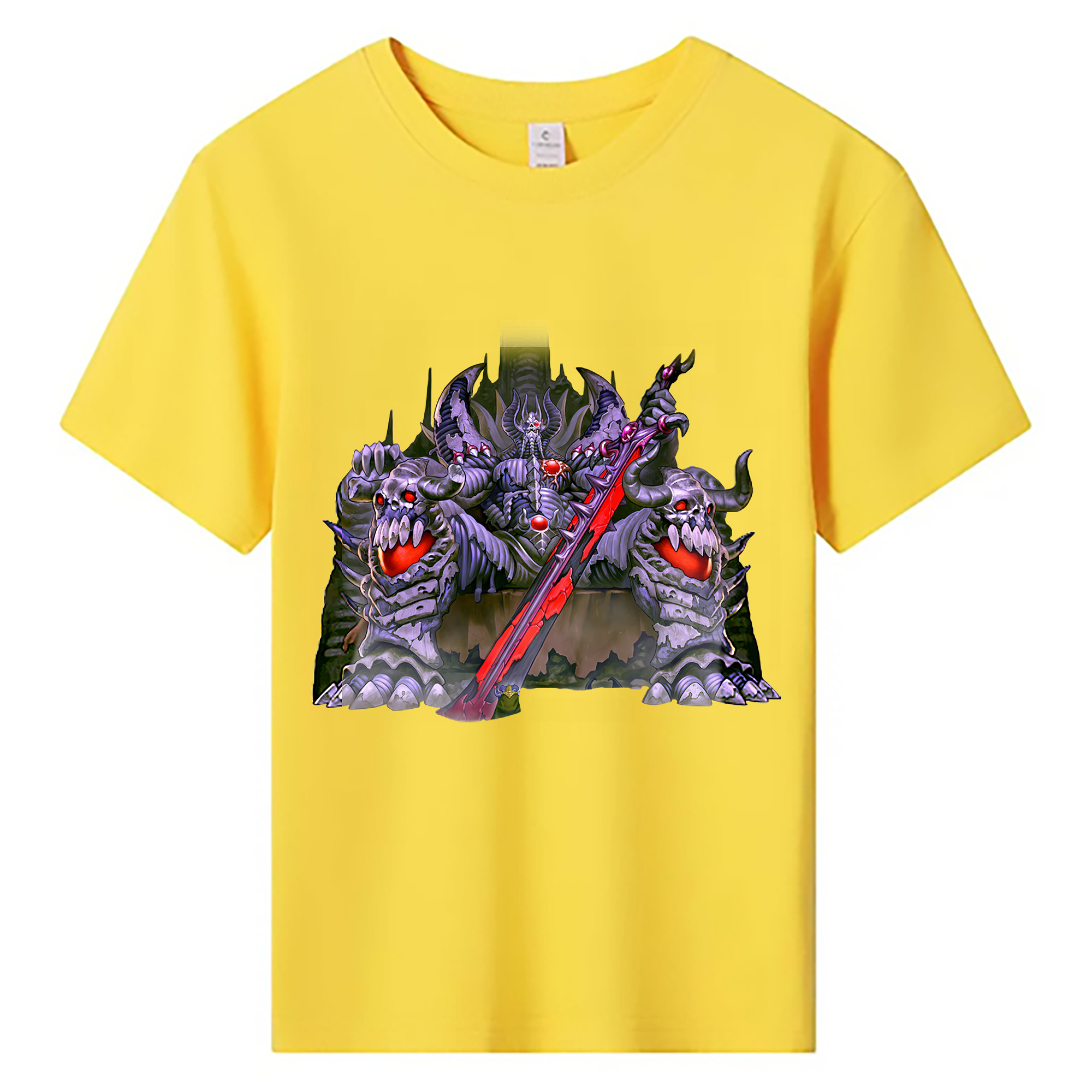 （画像用） 遊☆戯☆王 Yu-Gi-Oh! 綿100％キッズTシャツ（フロントプリント）