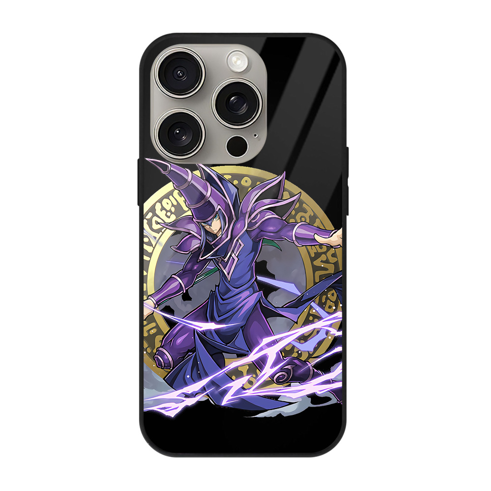 （画像用） 遊☆戯☆王 Yu-Gi-Oh! 【iPhone15Pro対応】スマホケース 耐衝撃＆黄変防止 背面ガラス