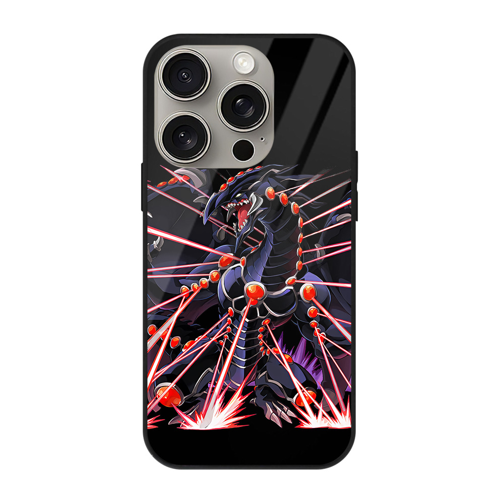 （画像用） 遊☆戯☆王 Yu-Gi-Oh! 【iPhone15Pro対応】スマホケース 耐衝撃＆黄変防止 背面ガラス