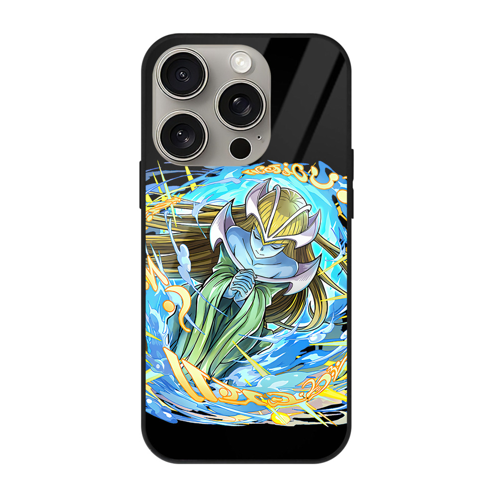 （画像用） 遊☆戯☆王 Yu-Gi-Oh! 【iPhone15Pro対応】スマホケース 耐衝撃＆黄変防止 背面ガラス