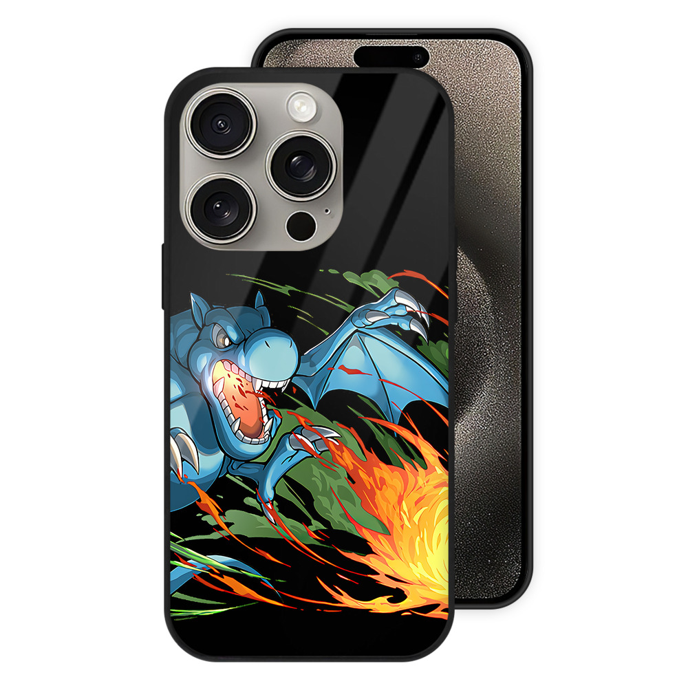 （画像用） 遊☆戯☆王 Yu-Gi-Oh! 【iPhone15Pro対応】スマホケース 耐衝撃＆黄変防止 背面ガラス