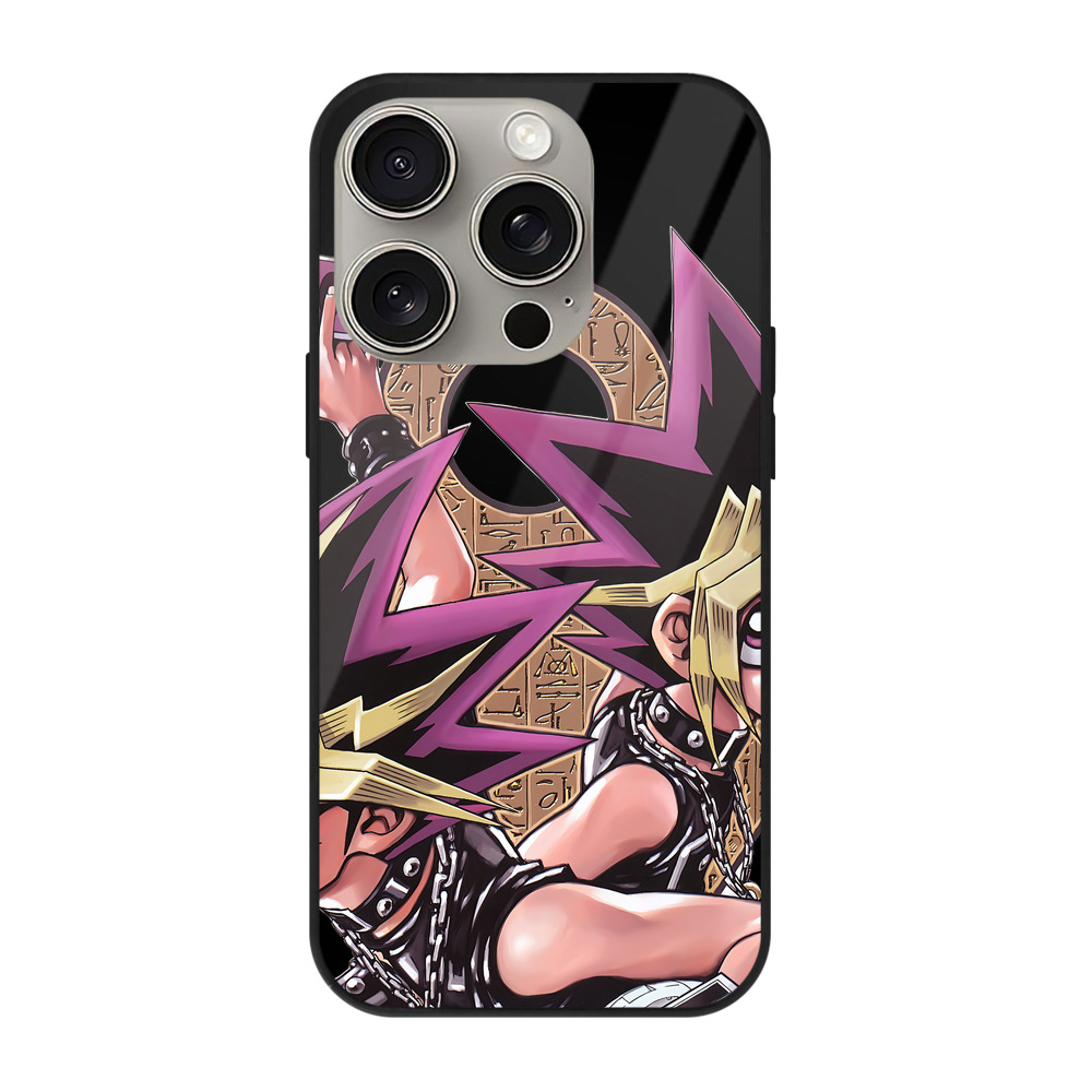 遊☆戯☆王 Yu-Gi-Oh! 【iPhone15Pro対応】スマホケース 耐衝撃&黄変防止 背面ガラス 遊☆戯☆王 Yu-Gi-Oh! 【iPhone15Pro対応】スマホケース 耐衝撃&黄変防止 背面ガラス