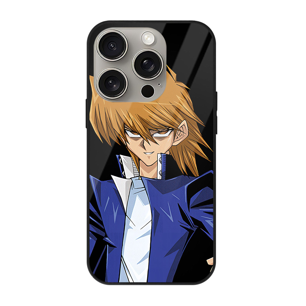 （画像用） 遊☆戯☆王 Yu-Gi-Oh! 【iPhone15Pro対応】スマホケース 耐衝撃＆黄変防止 背面ガラス