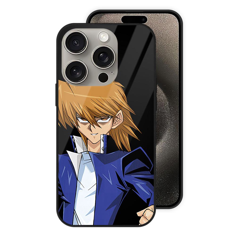 （画像用） 遊☆戯☆王 Yu-Gi-Oh! 【iPhone15Pro対応】スマホケース 耐衝撃＆黄変防止 背面ガラス