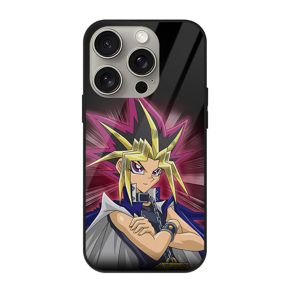 遊☆戯☆王 Yu-Gi-Oh! 【iPhone15Pro対応】スマホケース 耐衝撃&黄変防止 背面ガラス 遊☆戯☆王 Yu-Gi-Oh! 【iPhone15Pro対応】スマホケース 耐衝撃&黄変防止 背面ガラス