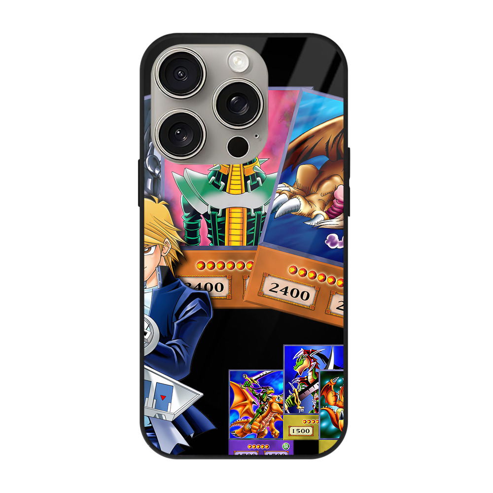 遊☆戯☆王 Yu-Gi-Oh! 【iPhone15Pro対応】スマホケース 耐衝撃&黄変防止 背面ガラス 遊☆戯☆王 Yu-Gi-Oh! 【iPhone15Pro対応】スマホケース 耐衝撃&黄変防止 背面ガラス