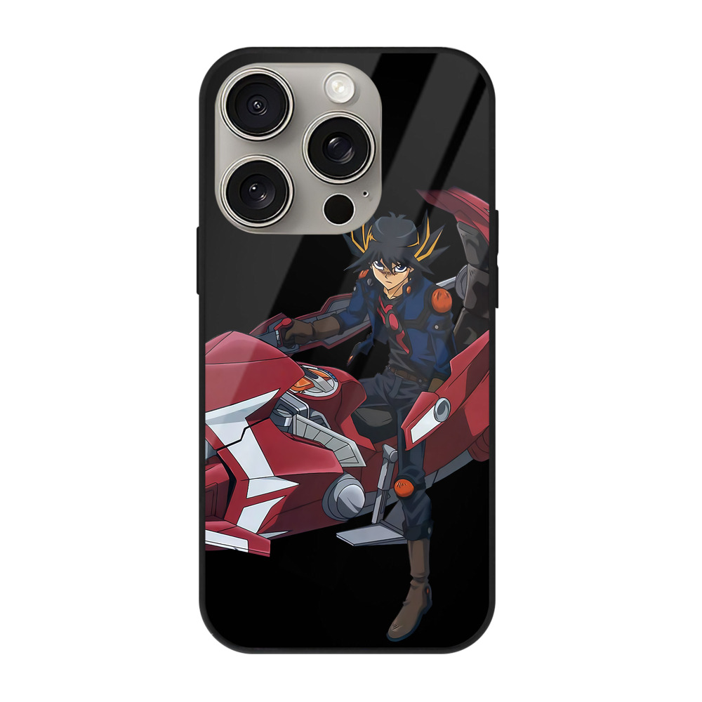 （画像用） 遊☆戯☆王 Yu-Gi-Oh! 【iPhone15Pro対応】スマホケース 耐衝撃＆黄変防止 背面ガラス