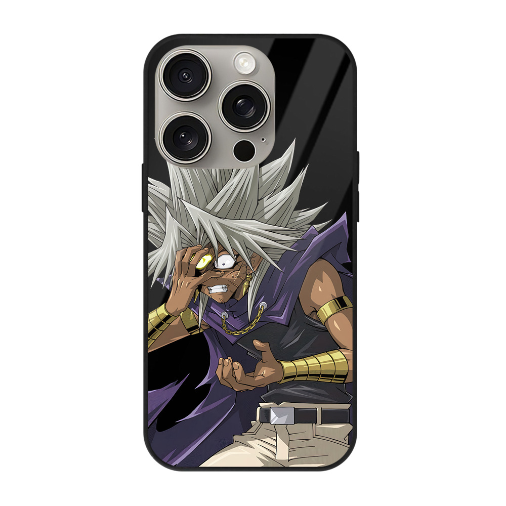遊☆戯☆王 Yu-Gi-Oh! 【iPhone15Pro対応】スマホケース 耐衝撃＆黄変防止 背面ガラス