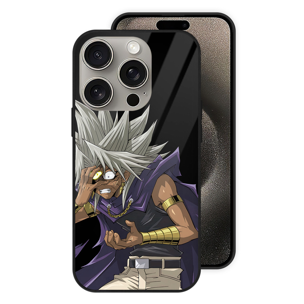 遊☆戯☆王 Yu-Gi-Oh! 【iPhone15Pro対応】スマホケース 耐衝撃＆黄変防止 背面ガラス