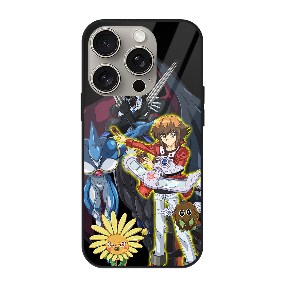 遊☆戯☆王 Yu-Gi-Oh! 【iPhone15Pro対応】スマホケース 耐衝撃&黄変防止 背面ガラス 遊☆戯☆王 Yu-Gi-Oh! 【iPhone15Pro対応】スマホケース 耐衝撃&黄変防止 背面ガラス