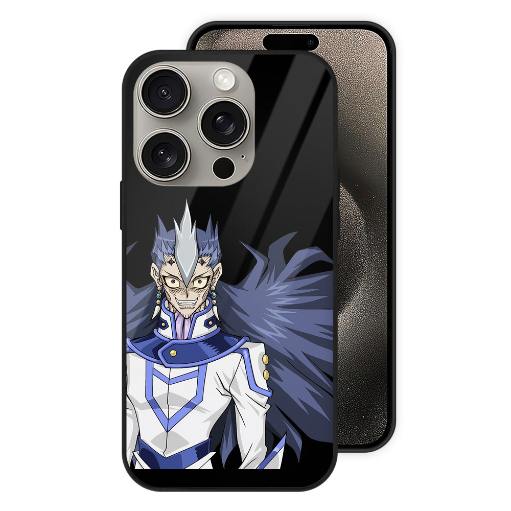 （画像用） 遊☆戯☆王 Yu-Gi-Oh! 【iPhone15Pro対応】スマホケース 耐衝撃＆黄変防止 背面ガラス