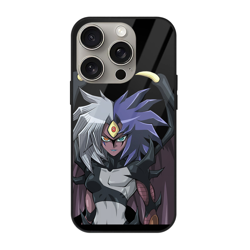 遊☆戯☆王 Yu-Gi-Oh! 【iPhone15Pro対応】スマホケース 耐衝撃＆黄変防止 背面ガラス