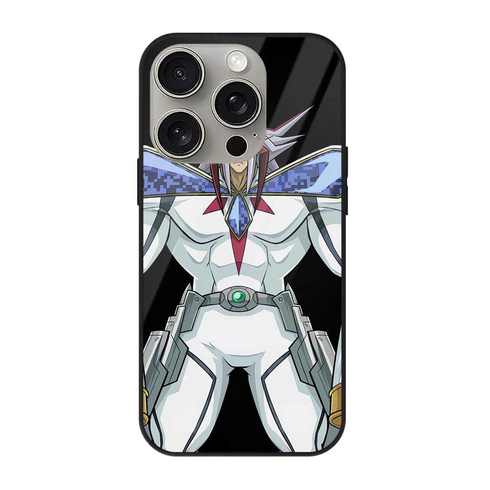 （画像用） 遊☆戯☆王 Yu-Gi-Oh! 【iPhone15Pro対応】スマホケース 耐衝撃＆黄変防止 背面ガラス