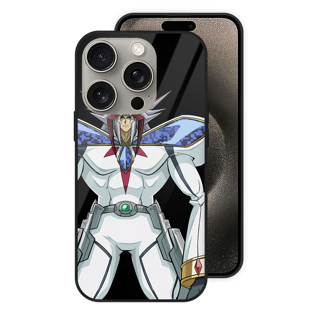 （画像用） 遊☆戯☆王 Yu-Gi-Oh! 【iPhone15Pro対応】スマホケース 耐衝撃＆黄変防止 背面ガラス