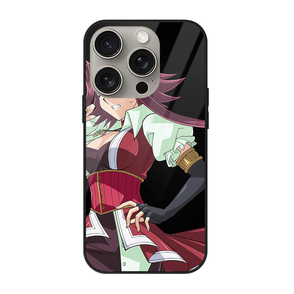 遊☆戯☆王 Yu-Gi-Oh! 【iPhone15Pro対応】スマホケース 耐衝撃＆黄変防止 背面ガラス