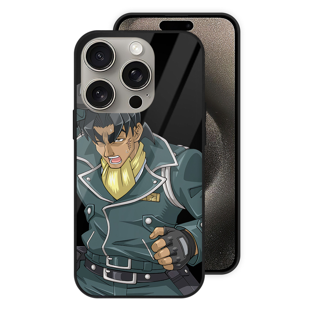 （画像用） 遊☆戯☆王 Yu-Gi-Oh! 【iPhone15Pro対応】スマホケース 耐衝撃＆黄変防止 背面ガラス