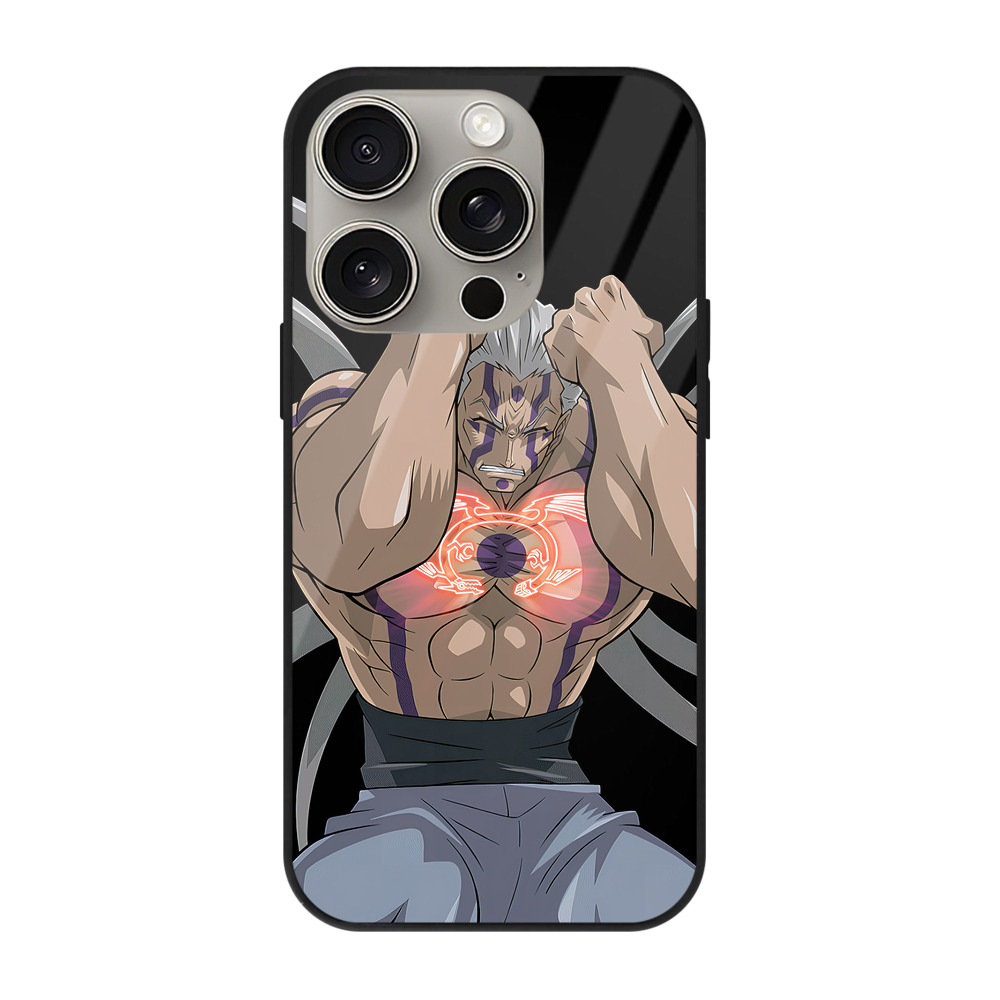 遊☆戯☆王 Yu-Gi-Oh! 【iPhone15Pro対応】スマホケース 耐衝撃＆黄変防止 背面ガラス