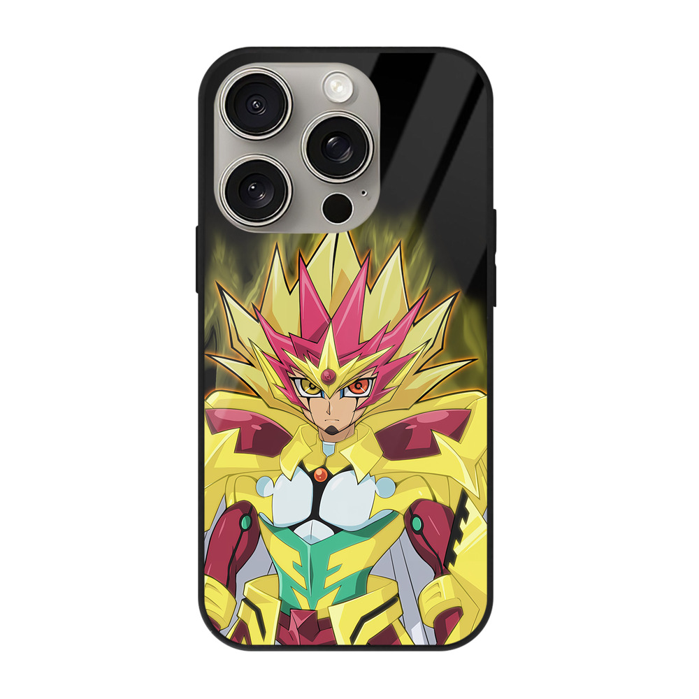 遊☆戯☆王 Yu-Gi-Oh! 【iPhone15Pro対応】スマホケース 耐衝撃＆黄変防止 背面ガラス