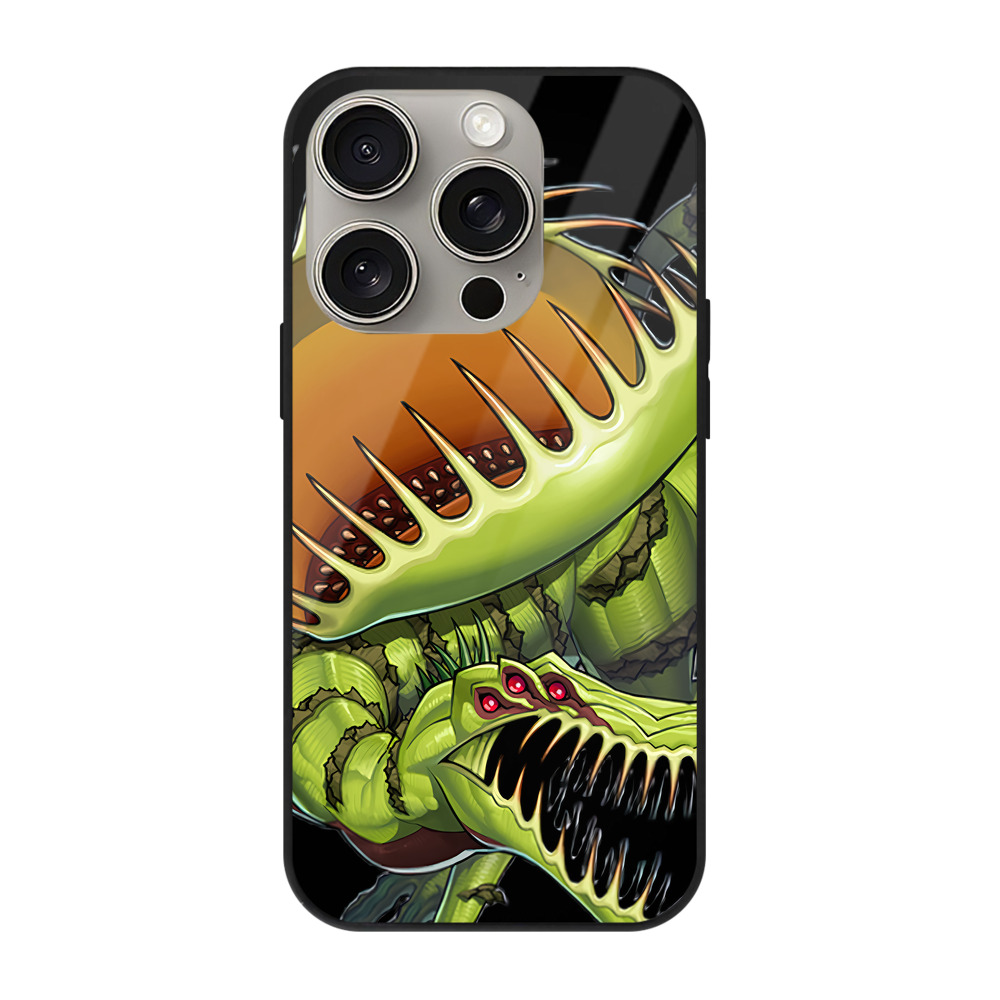（画像用） 遊☆戯☆王 Yu-Gi-Oh! 【iPhone15Pro対応】スマホケース 耐衝撃＆黄変防止 背面ガラス