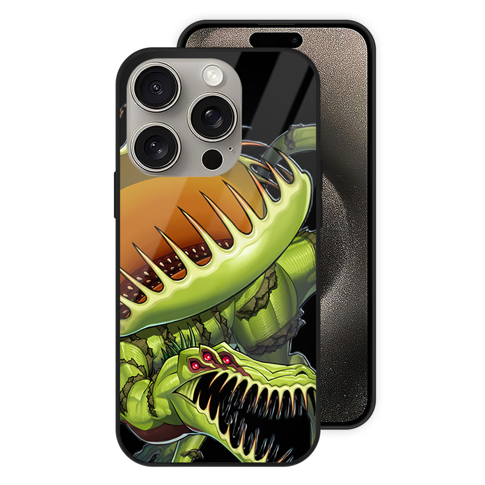 （画像用） 遊☆戯☆王 Yu-Gi-Oh! 【iPhone15Pro対応】スマホケース 耐衝撃＆黄変防止 背面ガラス