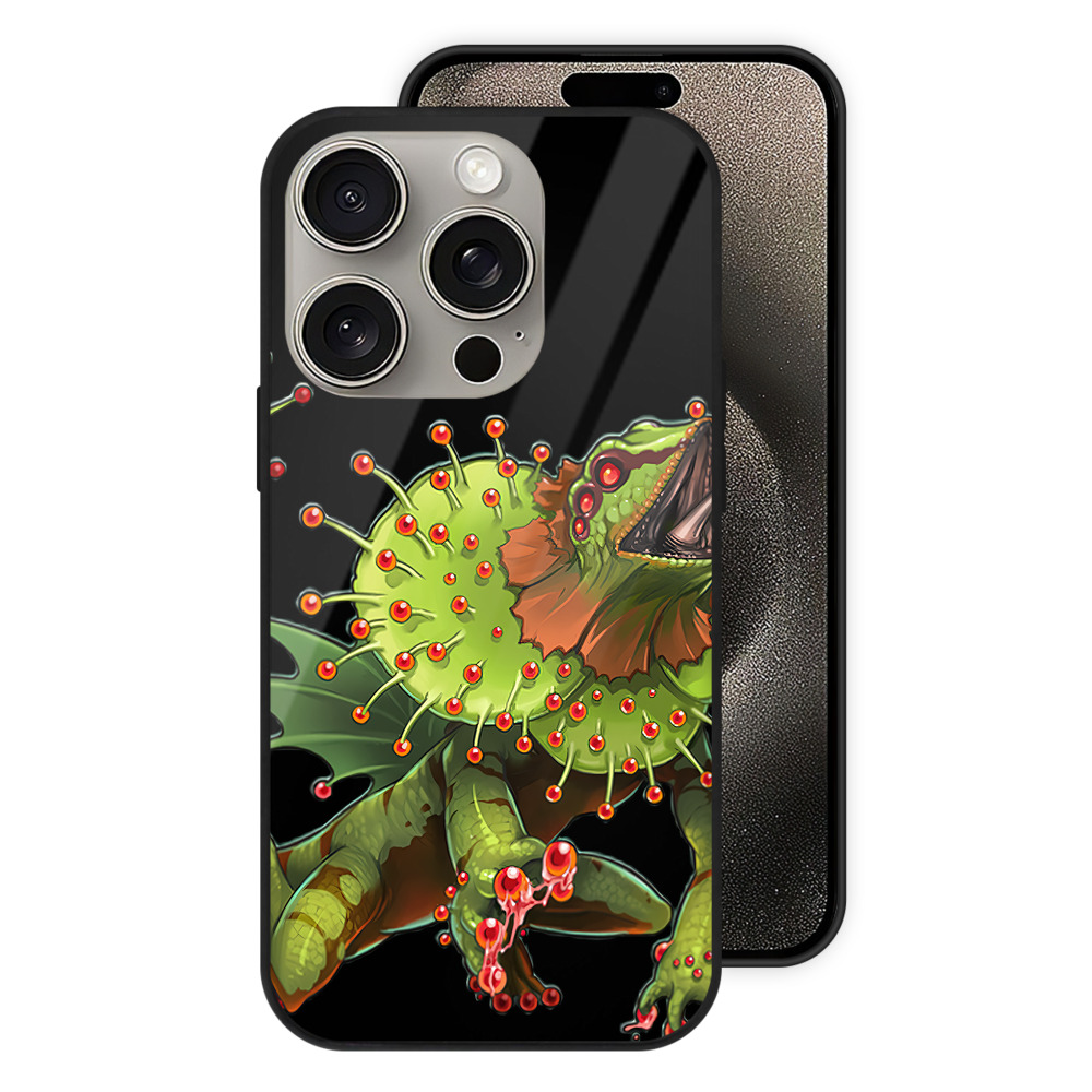 （画像用） 遊☆戯☆王 Yu-Gi-Oh! 【iPhone15Pro対応】スマホケース 耐衝撃＆黄変防止 背面ガラス