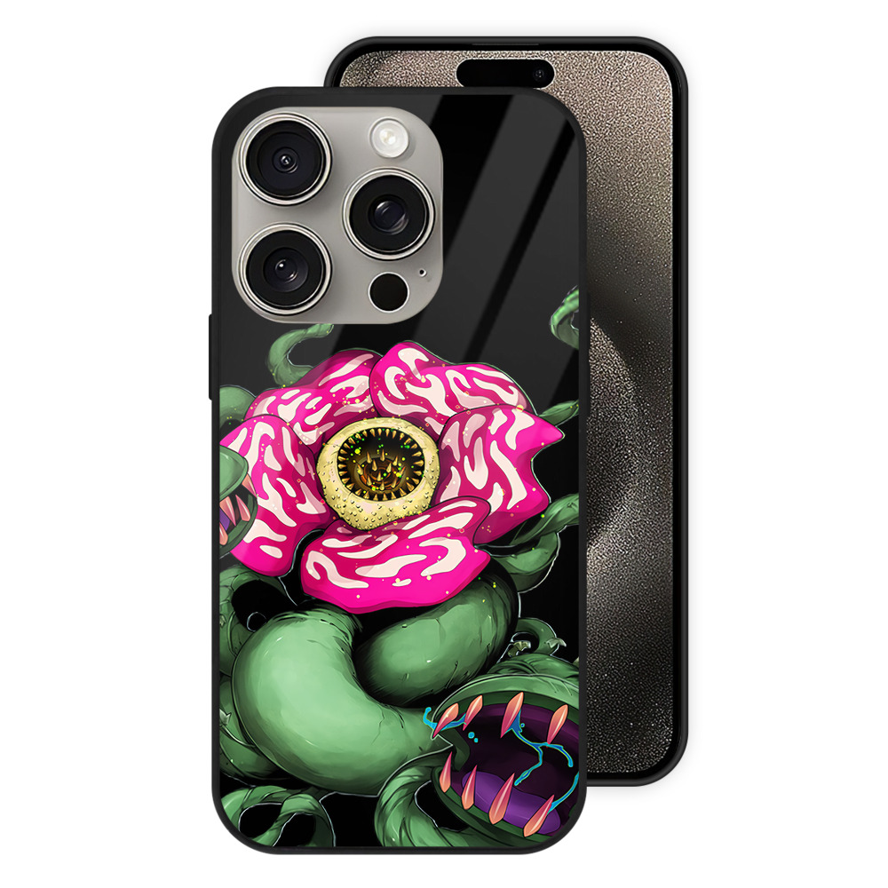 （画像用） 遊☆戯☆王 Yu-Gi-Oh! 【iPhone15Pro対応】スマホケース 耐衝撃＆黄変防止 背面ガラス