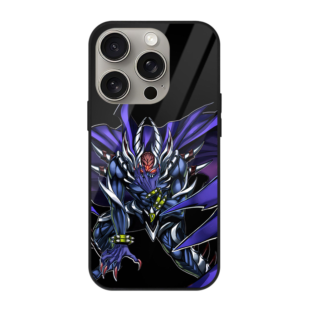 遊☆戯☆王 Yu-Gi-Oh! 【iPhone15Pro対応】スマホケース 耐衝撃＆黄変防止 背面ガラス