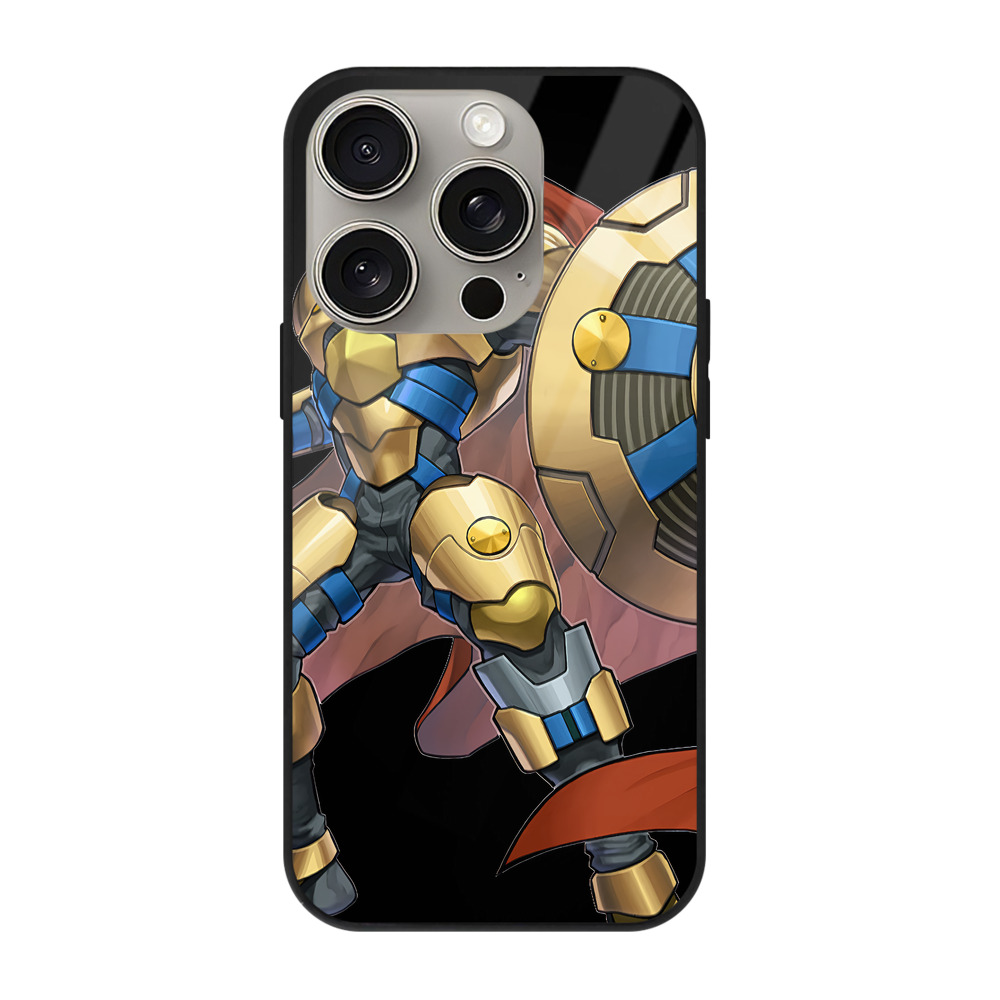 （画像用） 遊☆戯☆王 Yu-Gi-Oh! 【iPhone15Pro対応】スマホケース 耐衝撃＆黄変防止 背面ガラス