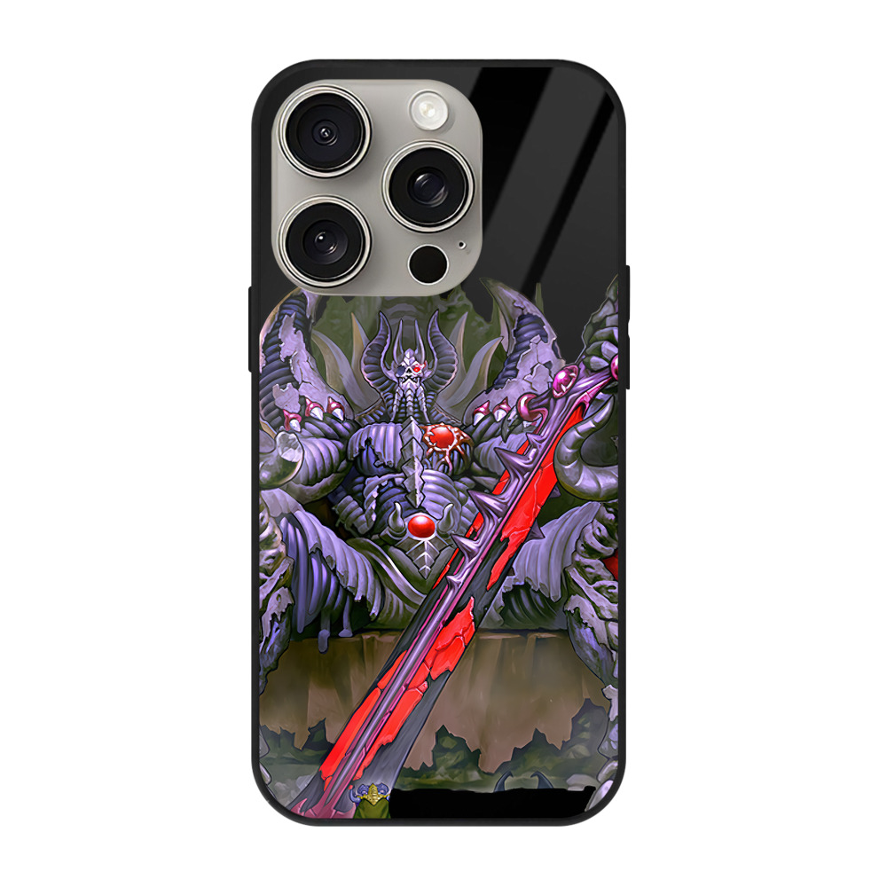 遊☆戯☆王 Yu-Gi-Oh! 【iPhone15Pro対応】スマホケース 耐衝撃＆黄変防止 背面ガラス