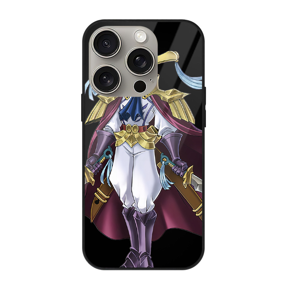 （画像用） 遊☆戯☆王 Yu-Gi-Oh! 【iPhone15Pro対応】スマホケース 耐衝撃＆黄変防止 背面ガラス