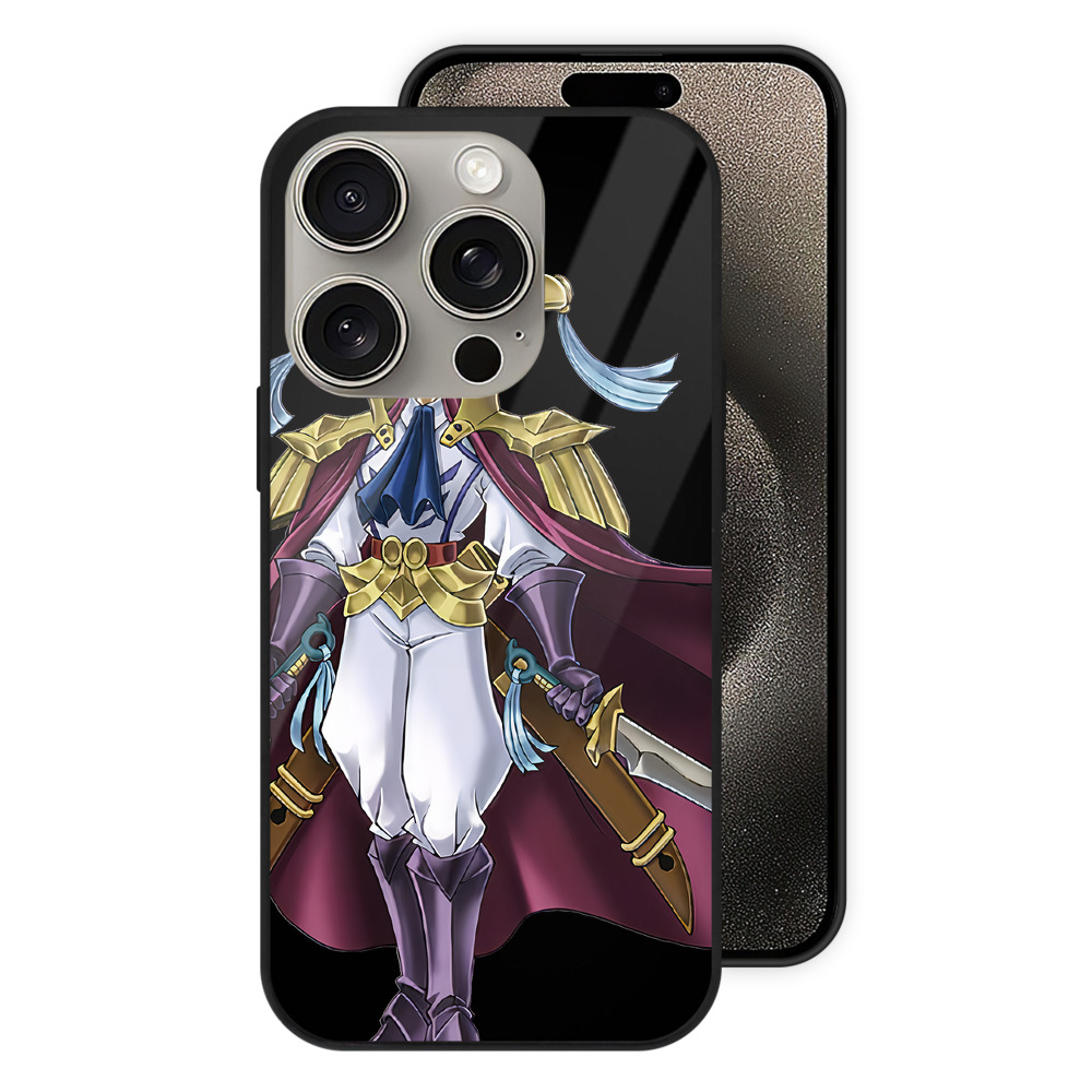 （画像用） 遊☆戯☆王 Yu-Gi-Oh! 【iPhone15Pro対応】スマホケース 耐衝撃＆黄変防止 背面ガラス