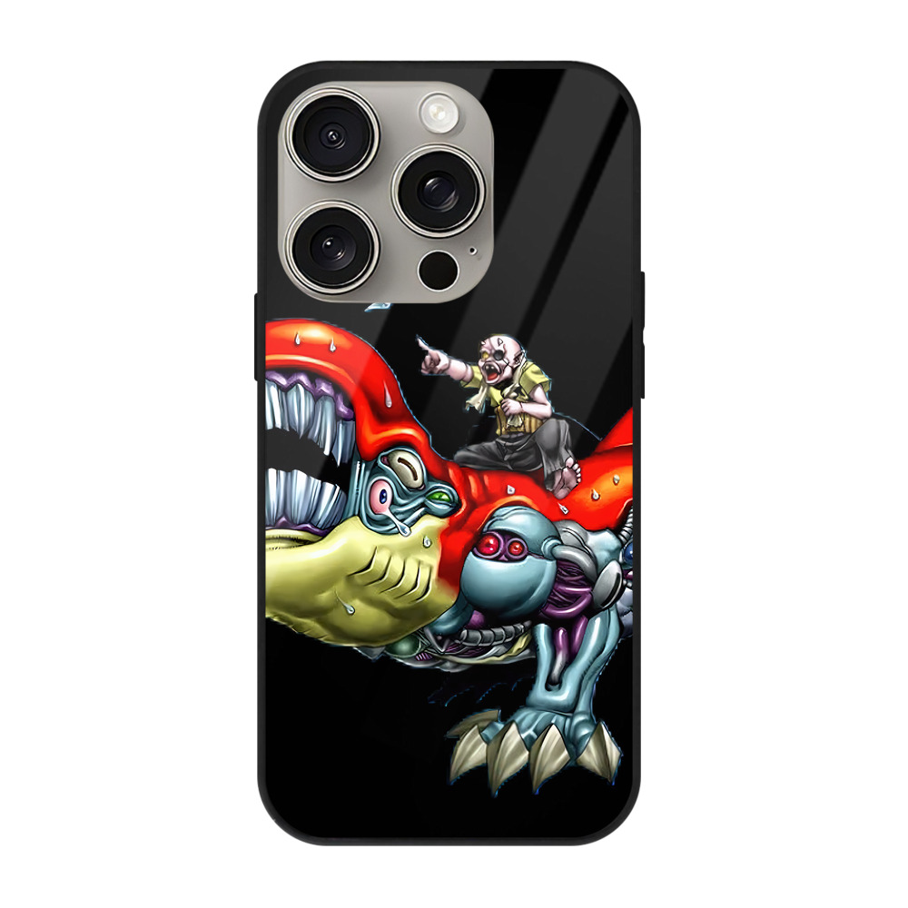 （画像用） 遊☆戯☆王 Yu-Gi-Oh! 【iPhone15Pro対応】スマホケース 耐衝撃＆黄変防止 背面ガラス