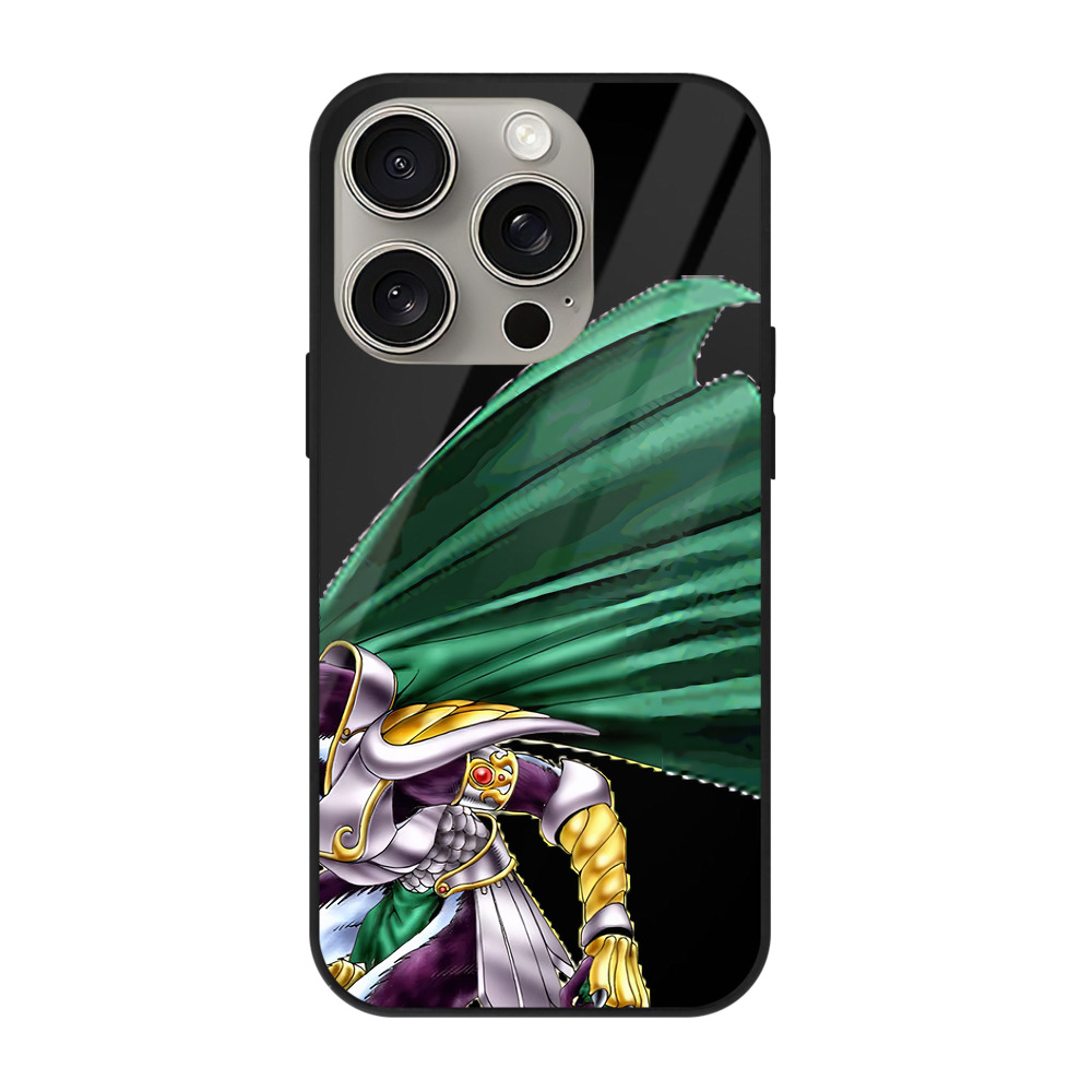 遊☆戯☆王 Yu-Gi-Oh! 【iPhone15Pro対応】スマホケース 耐衝撃＆黄変防止 背面ガラス