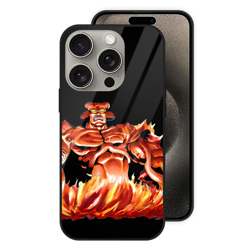 （画像用） 遊☆戯☆王 Yu-Gi-Oh! 【iPhone15Pro対応】スマホケース 耐衝撃＆黄変防止 背面ガラス
