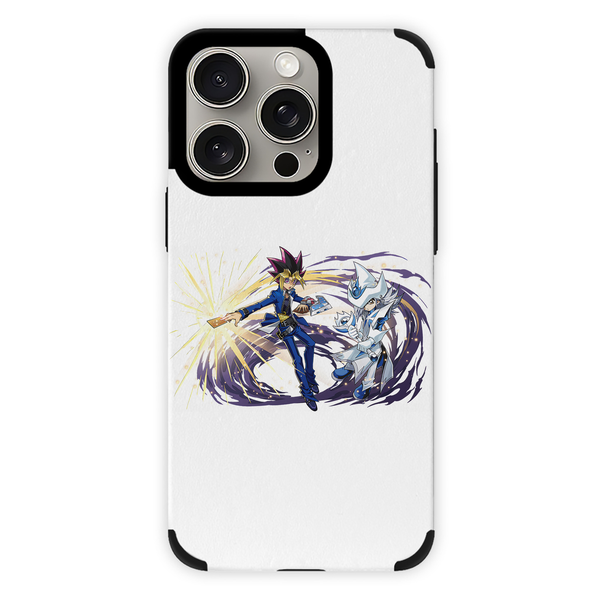 遊☆戯☆王 Yu-Gi-Oh! 【iPhone15ProMax対応】 PUレザー スマホケース 耐衝撃＆黄変防止